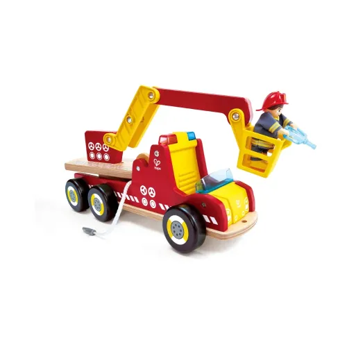 HAPE CAMION DEI POMPIERI CON LUCI E SIRENA (E3090)