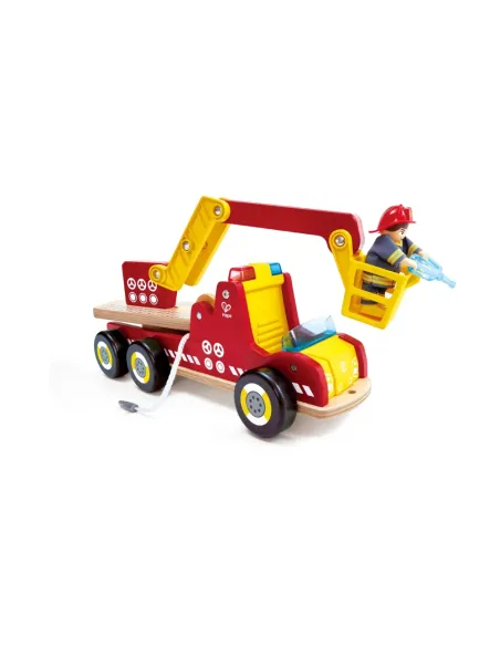 HAPE CAMION DEI POMPIERI CON LUCI E SIRENA (E3090)