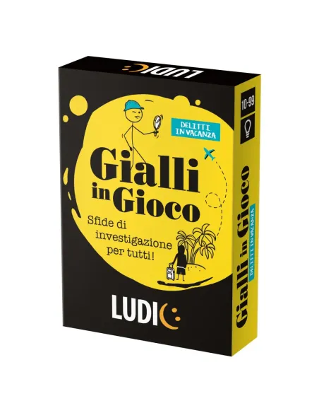 GIALLI IN GIOCO DELITTI IN VACANZA GIOCO DI CARTE INVESTIGATIVO (IT58790)