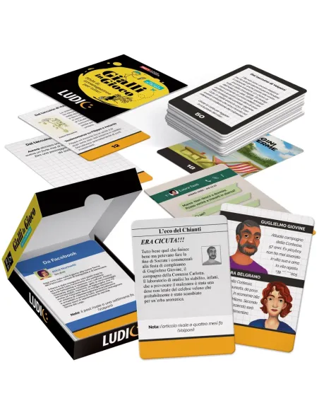 GIALLI IN GIOCO DELITTI IN VACANZA GIOCO DI CARTE INVESTIGATIVO (IT58790)