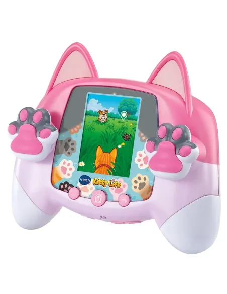 VTECH KIDIPET KITTY LIFE CONSOLE GATTINO VIRTUALE ROSA (80-594259)