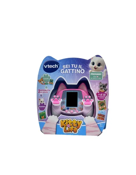 VTECH KIDIPET KITTY LIFE CONSOLE GATTINO VIRTUALE ROSA (80-594259)