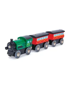 HAPE TRENO PASSEGGERI D'EPOCA A VAPORE IN LEGNO (E3719)