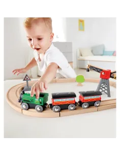 HAPE TRENO PASSEGGERI D'EPOCA A VAPORE IN LEGNO (E3719) 2