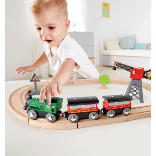 HAPE TRENO PASSEGGERI D'EPOCA A VAPORE IN LEGNO...