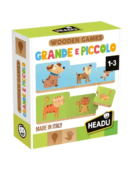HEADU GRANDE E PICCOLO INCASTRI DIDATTICI IN LEGNO (IT60919)