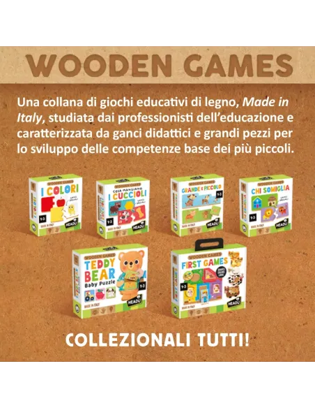 HEADU GRANDE E PICCOLO INCASTRI DIDATTICI IN LEGNO (IT60919)