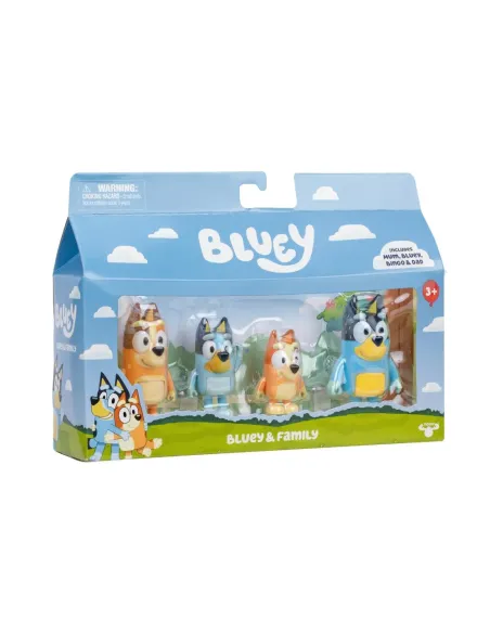 BLUEY ACTION FIGURE 4 PERSONAGGI FAMIGLIA HEELER (21739902)