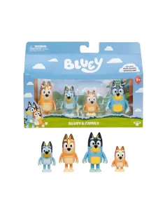 BLUEY ACTION FIGURE 4 PERSONAGGI FAMIGLIA HEELER (21739902) 2