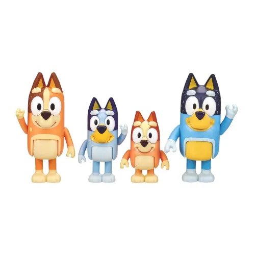 BLUEY ACTION FIGURE 4 PERSONAGGI FAMIGLIA...