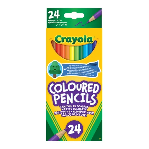 CRAYOLA 24 MATITE COLORATE PRE-TEMPERATE (3624)