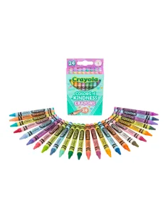 CRAYOLA COLOURS OF KINDNESS 24 PASTELLI A CERA (52-1836) 2