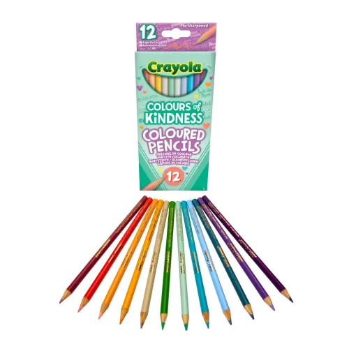 CRAYOLA COLOURS OF KINDNESS 12 MATITE COLORATE...