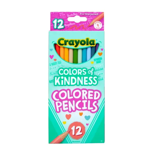 CRAYOLA COLOURS OF KINDNESS 12 MATITE COLORATE...