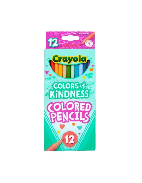 CRAYOLA COLOURS OF KINDNESS 12 MATITE COLORATE PASTELLO (68-1839)