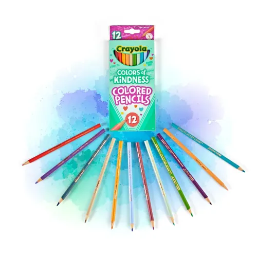 CRAYOLA COLOURS OF KINDNESS 12 MATITE COLORATE...