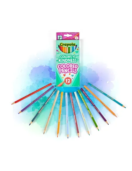 CRAYOLA COLOURS OF KINDNESS 12 MATITE COLORATE PASTELLO (68-1839)