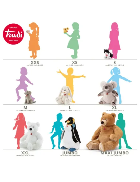 TRUDI FLUFFIES PANDA PELUCHE 24 CM (29005)