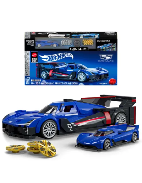 HOT WHEELS BRICK SHOP CADILLAC PROJECT GTP HYPERCAR 236 PEZZI (JFR89)