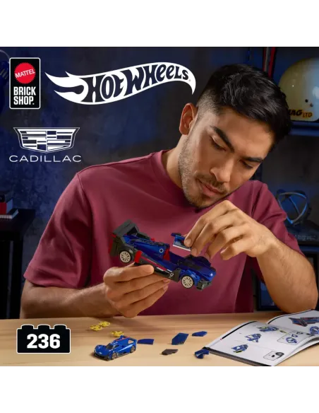 HOT WHEELS BRICK SHOP CADILLAC PROJECT GTP HYPERCAR 236 PEZZI (JFR89)