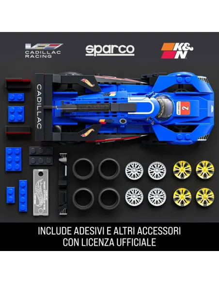 HOT WHEELS BRICK SHOP CADILLAC PROJECT GTP HYPERCAR 236 PEZZI (JFR89)