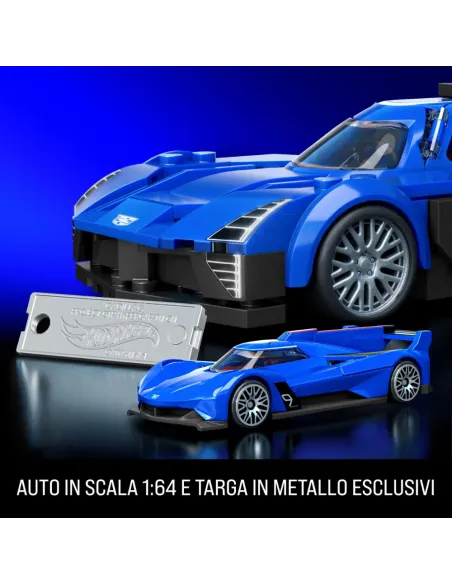 HOT WHEELS BRICK SHOP CADILLAC PROJECT GTP HYPERCAR 236 PEZZI (JFR89)