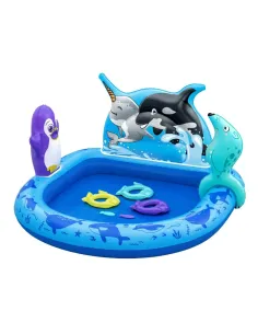 BESTWAY PLAYCENTER GONFIABILE POLAR PALS CON PISCINETTA...