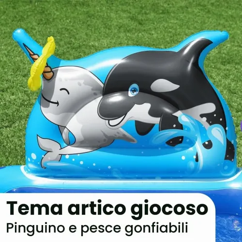 BESTWAY PLAYCENTER GONFIABILE POLAR PALS CON...