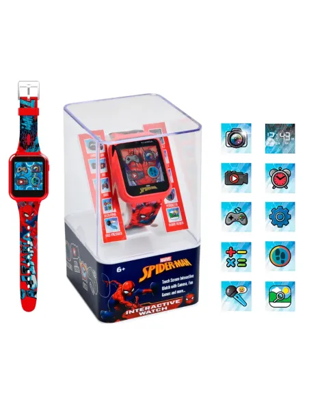 SPIDER-MAN OROLOGIO INTERATTIVO PER BAMBINI CON FOTOCAMERA (SPD4260)