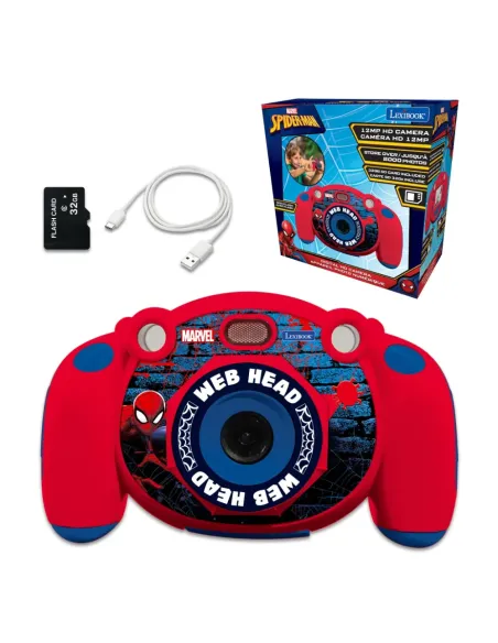 LEXIBOOK SPIDER-MAN FOTOCAMERA DIGITALE 4 IN 1 PER BAMBINI (DJ080SP)