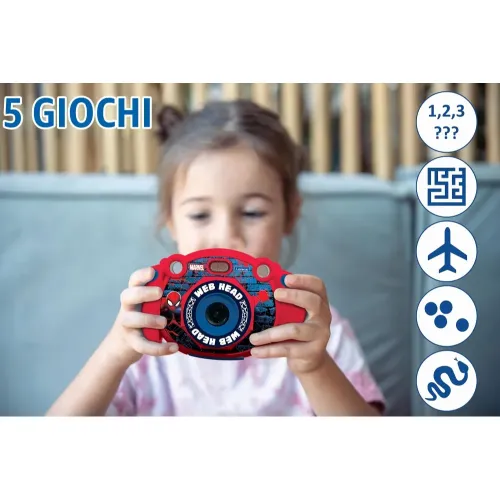 LEXIBOOK SPIDER-MAN FOTOCAMERA DIGITALE 4 IN 1...