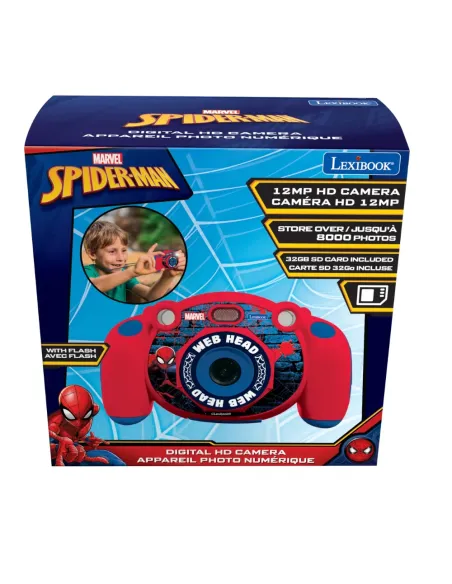 LEXIBOOK SPIDER-MAN FOTOCAMERA DIGITALE 4 IN 1 PER BAMBINI (DJ080SP)