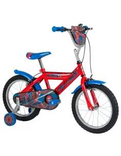 HUFFY BICICLETTA SPIDER-MAN 16 POLLICI CON ROTELLE...