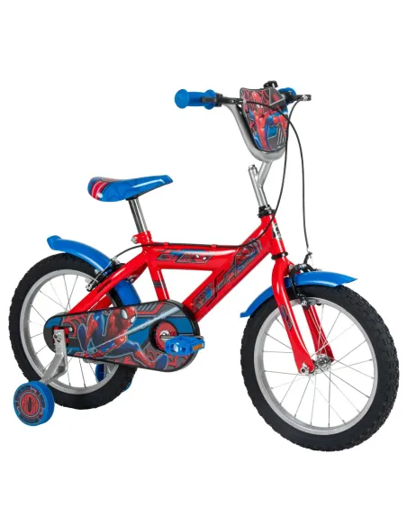 HUFFY BICICLETTA SPIDER-MAN 16 POLLICI CON ROTELLE (120165165)