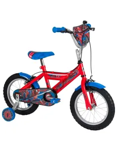 HUFFY BICICLETTA SPIDER-MAN 14 POLLICI CON ROTELLE...