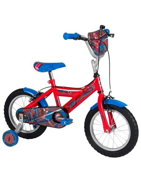 HUFFY BICICLETTA SPIDER-MAN 14 POLLICI CON ROTELLE (120145165)