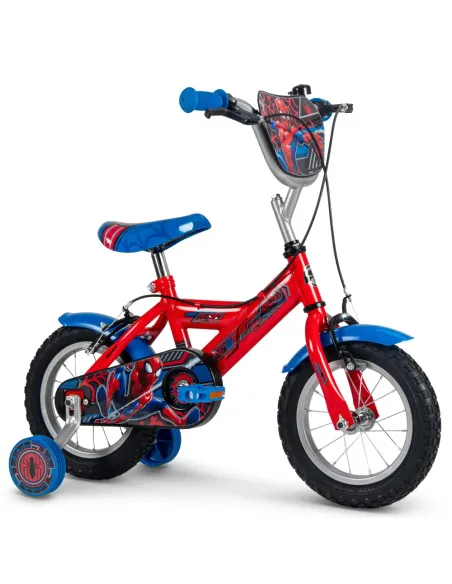 HUFFY BICICLETTA SPIDER-MAN 12 POLLICI CON ROTELLE (120125165)