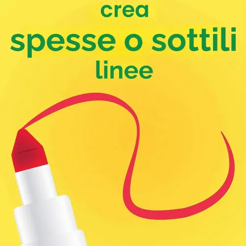 CRAYOLA SUPER TIPS 12 PENNARELLI LAVABILI A...