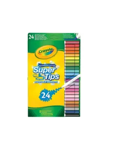 CRAYOLA SUPER TIPS 24 PENNARELLI LAVABILI A SUPERPUNTA... 2