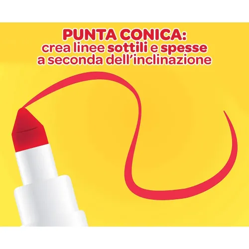 CRAYOLA SUPER TIPS 24 PENNARELLI LAVABILI A...