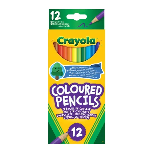 CRAYOLA 12 MATITE COLORATE IN LEGNO FSC...