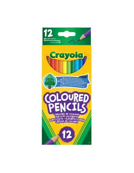 CRAYOLA 12 MATITE COLORATE IN LEGNO FSC PRE-TEMPERATE (68-0012)