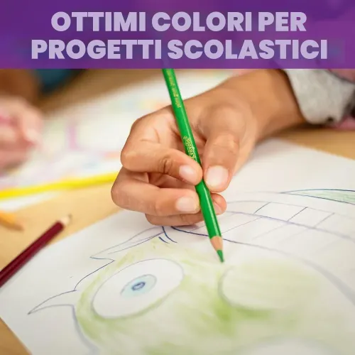 CRAYOLA 12 MATITE COLORATE IN LEGNO FSC...