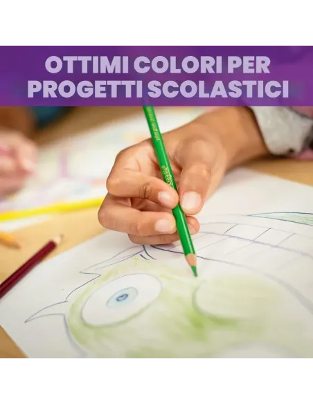 CRAYOLA 12 MATITE COLORATE IN LEGNO FSC PRE-TEMPERATE (68-0012)