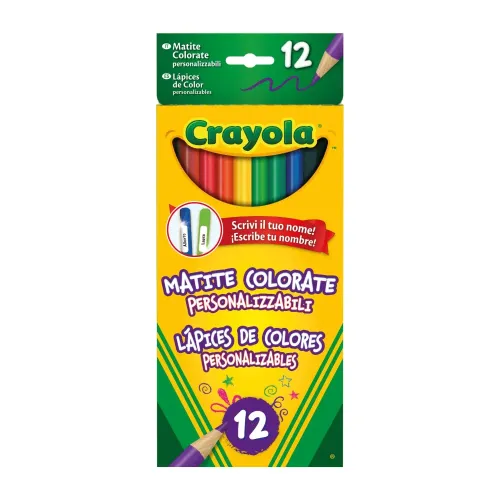 CRAYOLA 12 MATITE COLORATE IN LEGNO FSC...
