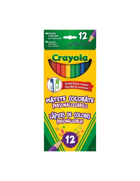 CRAYOLA 12 MATITE COLORATE IN LEGNO FSC PRE-TEMPERATE (68-0012)
