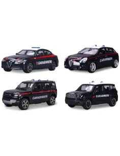 BBURAGO AUTO CARABINIERI MODELLINO SCALA 1:43 ASSORTITO...
