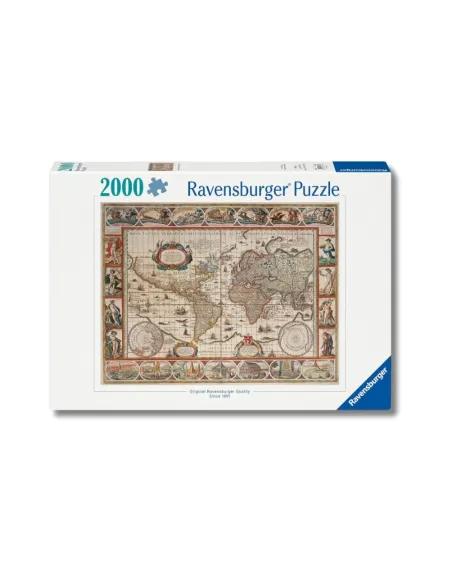PUZZLE 2000 PEZZI MAPPAMONDO 1650 RAVENSBURGER (16633)
