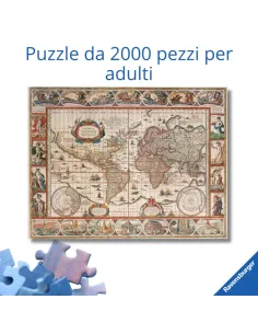 PUZZLE 2000 PEZZI MAPPAMONDO 1650 RAVENSBURGER (16633) 2