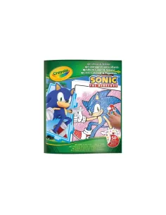 CRAYOLA ALBUM DA COLORARE CON STICKER SONIC 32 PAGINE... 2